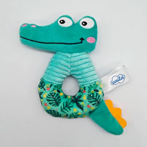 PELUCHE SONAJERO CON ANILLO DE AGARRE