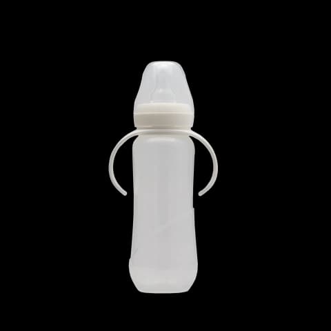 MAMADERA BOCA CHICA 250ML con ASAS - GRABADA