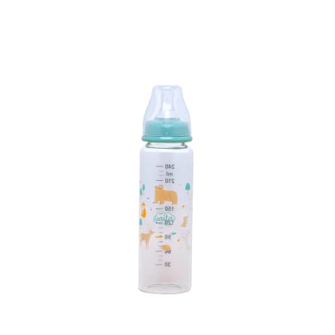 MAMADERA DE VIDRIO BOCA CHICA 240ML